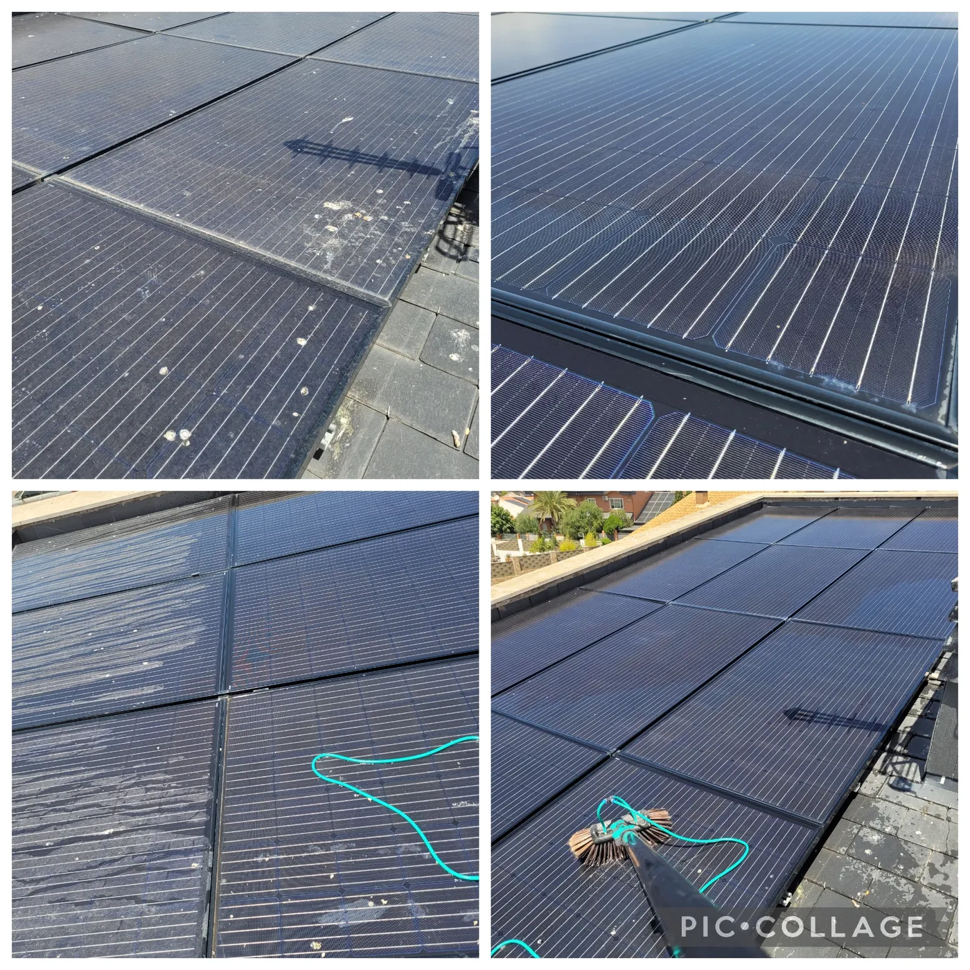 Limpieza de placas solares